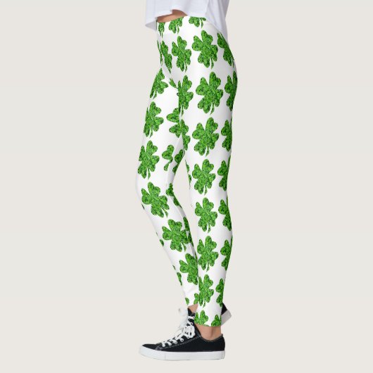 Klaverpatroon St. Patrick's Day Leggings (Links)