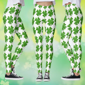 Klaverpatroon St. Patrick's Day Leggings