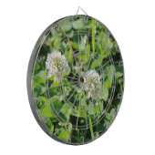 Klavers en bloemen dartbord (Voorkant Links)