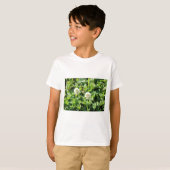 Klavers en bloemen t-shirt (Voorkant volledig)