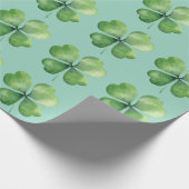 Klavers en Shamrocks in overvloed Cadeaupapier (Hoek)