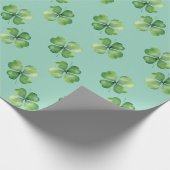 Klavers en Shamrocks in overvloed Cadeaupapier (Hoek)