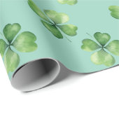 Klavers en Shamrocks in overvloed Cadeaupapier (Rol Hoek)