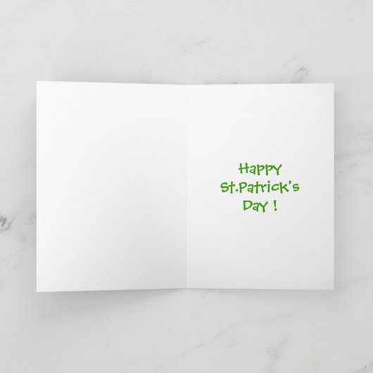 Klavers en strepen - Kaart (Binnen)