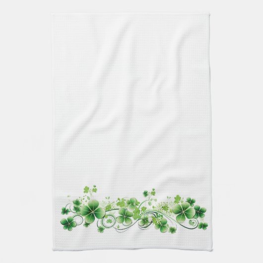 Klavers keukenhanddoek (Verticaal)