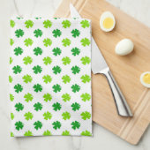 Klavers keukenhanddoek (Quarter Fold)