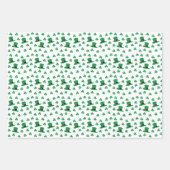 Klavers, Shamrock, Petten Irish Vibe Inpakpapier Vel (Voorkant)