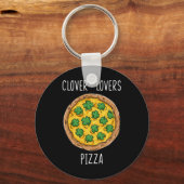 Klavers Troon St Patricks Dag Plezier Ierse jongen Sleutelhanger (Achterkant)