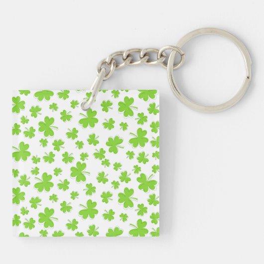 klavershamrock Lucky Sleutelhanger (Achterkant)