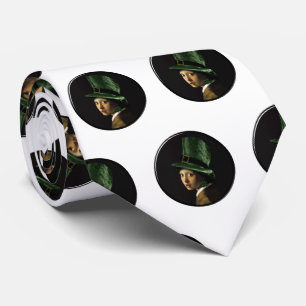 Klaversieraden St. Patrick's Day Stropdas