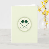 Klaversmile Kaart voor geliefde zuster (Gele Bloem)