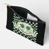 Klaversmiley Gezicht Grappige St. Patrick's Dag Etui (Open)