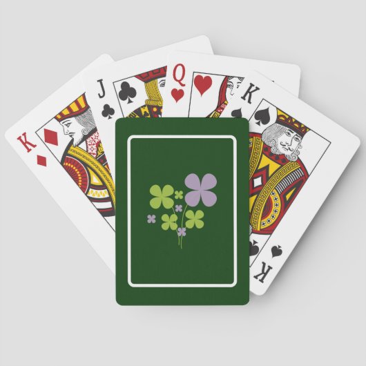 Klaverspeelkaarten Pokerkaarten (Achterkant)