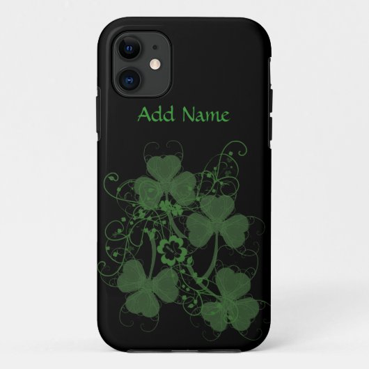 Klavertje Grafisch Aangepaste iPhone 5 Hoezen (Achterkant)