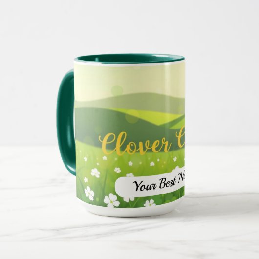 Klavertje Tover Dot Mok (Voorkant links)