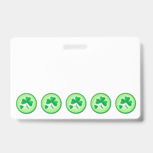 Klavertje vier badge (Voorzijde)