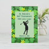 Klavertje Vier Golftoernooi Kaart (Staand voorkant)