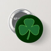 Klavertje Vier Knop Ronde Button 5,7 Cm (Voorkant /achterkant)