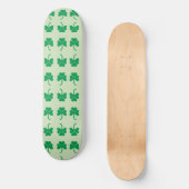 Klavertje vier persoonlijk skateboard (Voorkant)