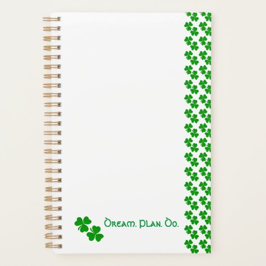 Klavertjes Klaver Briefpapier Planner (Voorkant)