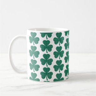 Klavertjes Plaid Klassiek Groen Koffiemok