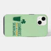 Klavertjes & Schelmenstreken: St. Patrick's Day De iPhone Hoesje (Achterkant horizontaal)