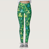 Klavertjes St. Patrick's Day Groene Leggings (Voorkant)