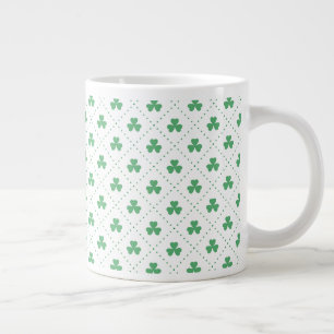 Klavertjespatroon St. Patrick's Day-53224 Grote Koffiekop