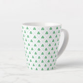 Klavertjespatroon St. Patrick's Day-53224 Latte Mok (Rechterhoek)