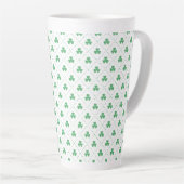 Klavertjespatroon St. Patrick's Day-53224 Latte Mok (Rechterhoek)