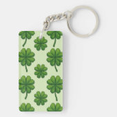 klavertjevier-bord sleutelhanger (achterkant)