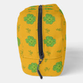 klavertjevier groen-Sinaasappel Toilettasje (Rechts)