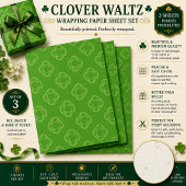 Klavervals Inpakpapier Vel