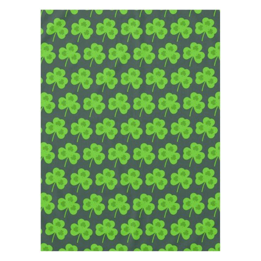 KLAVERVERDE BLAD ST. PATRICK'S DAG TAFELKLEED (Voorkant)