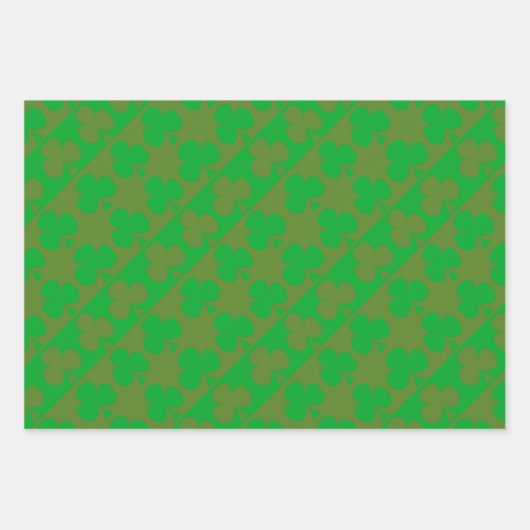 Klavervorm Inpakpapier Vel (Voorkant)
