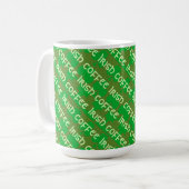 Klavervormpatroon Koffiemok (Voorkant links)