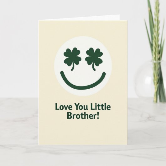 Klavier Lachende Broer Liefde Kaart (Voorkant)