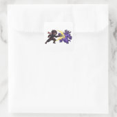 Klaw Strike Ninja vs Monster Chibi Anime RPG Game Vierkante Sticker (Tas)
