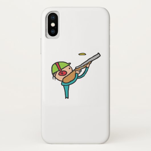 Klay Pigeon Trap Shooting Case-Mate iPhone Case (Achterkant)