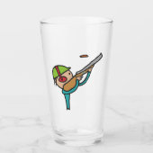 Klay Pigeon Trap Shooting Glas (Voorkant)