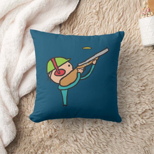 Klay Pigeon Trap Shooting Kussen (Deken)