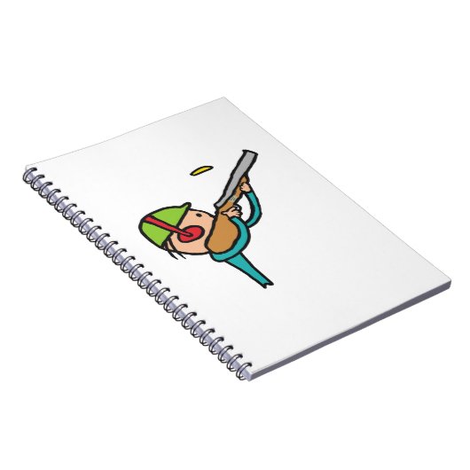 Klay Pigeon Trap Shooting Notitieboek (Rechterzijde)