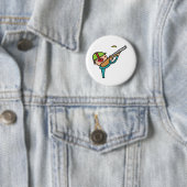 Klay Pigeon Trap Shooting Ronde Button 5,7 Cm (In situ)