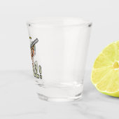 Klay Pigeon Trap Shooting Shot Glas (Rechts)