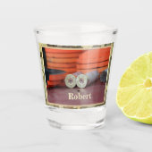 Klay Targets Trap Shooting Personalized Shot Glas (Voorkant)