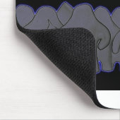 Klay World Black Glow MousPad Muismat (Hoek)