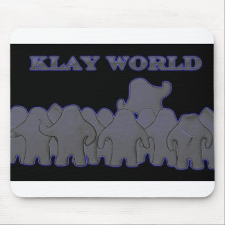 Klay World Black Glow MousPad Muismat