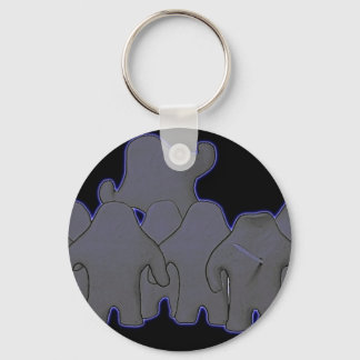 Klay World Donkere Sleutelhanger