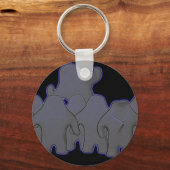 Klay World Donkere Sleutelhanger (Voorkant)