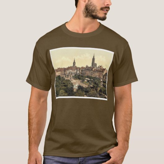 Kleber Place, Strassburg, Alsace Lorraine, Duitsla T-shirt (Voorkant)
